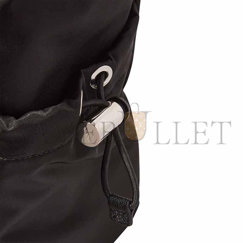 Pra*a triangle logo tote bag in nylon 2vg042 (40*34*16cm)